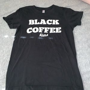 Black coffee dutch bros shirt